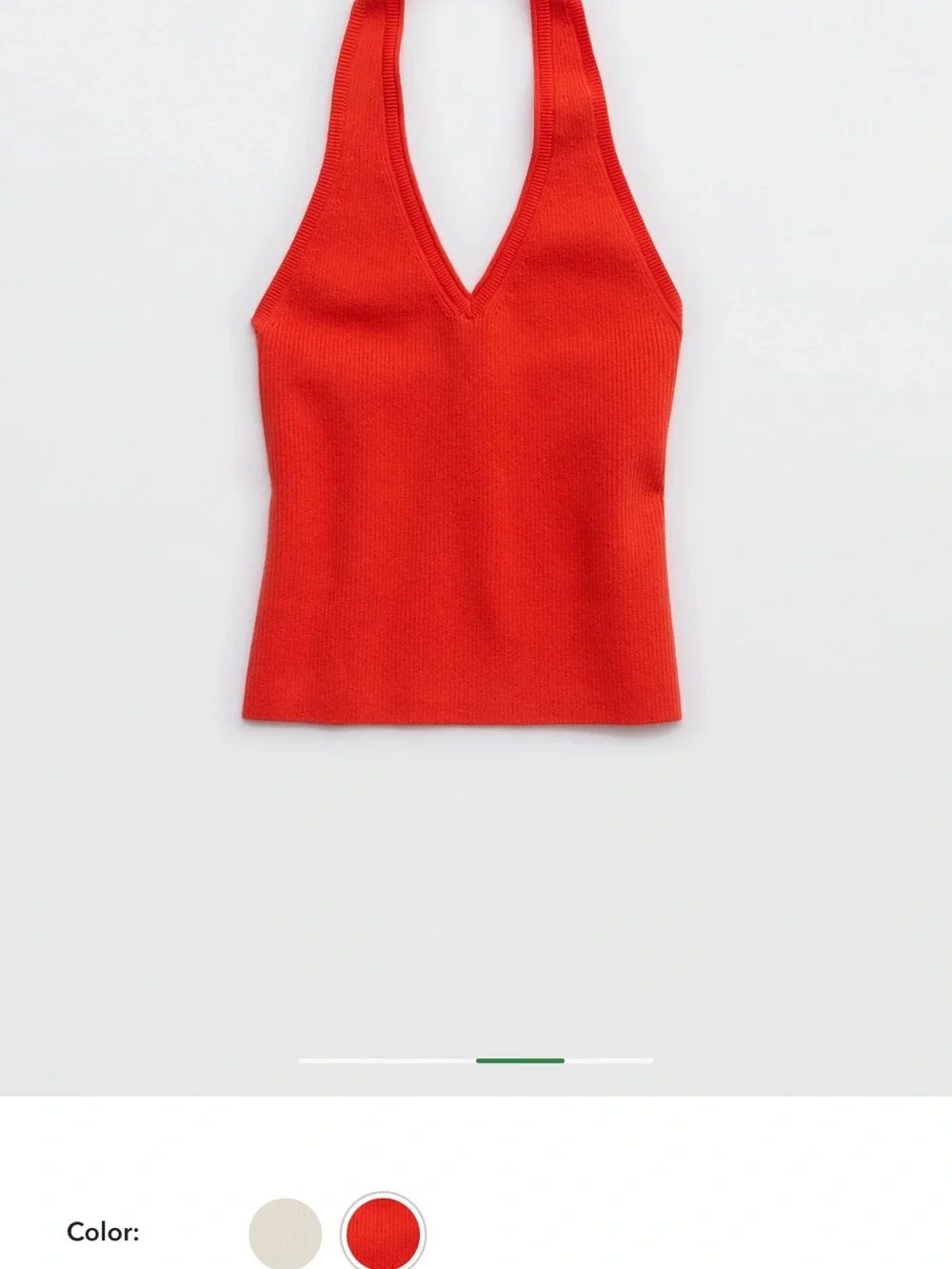 aerie fitted ribbed